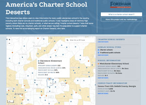 America's Charter School Deserts